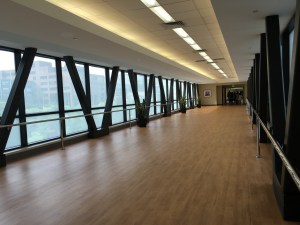 The 18th Street Crosswalk at a much less busy time.