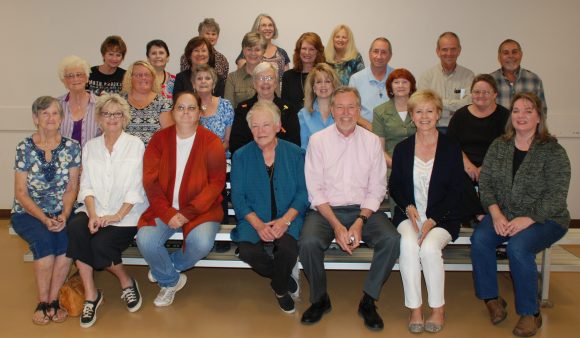 Locust Fork Baptist Church's team of team leaders and coaches. On the front row, that's Mary Ann Crider on my right (my wife's on my left).