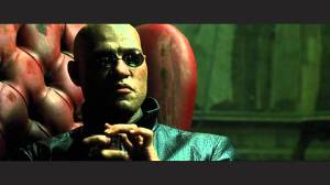 Laurence Fishburne as "Morpheus" in the 90's movie "The Matrix."